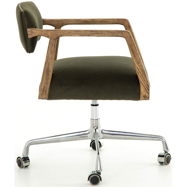 Home Fashion Tyler Desk Chair Velvet Loden By Four Hands