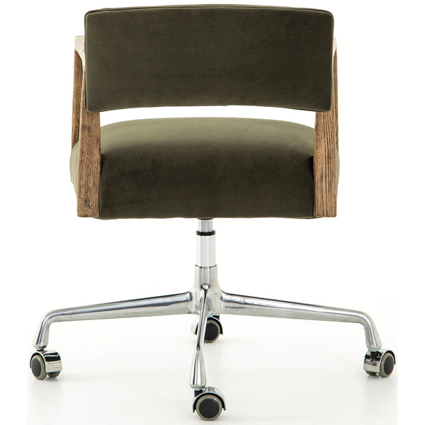 Home Fashion Tyler Desk Chair Velvet Loden By Four Hands