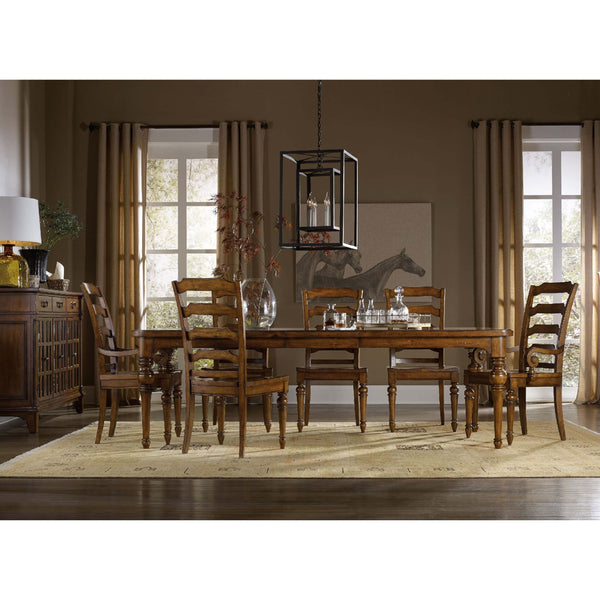 Home Fashion Tynecastle Rectangular Dining Table Medium Wood