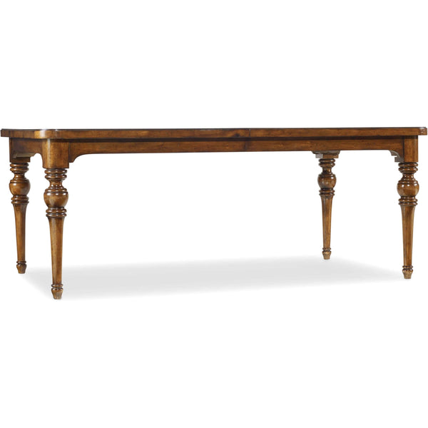 home fashion Tynecastle Rectangular Dining Table Medium Wood