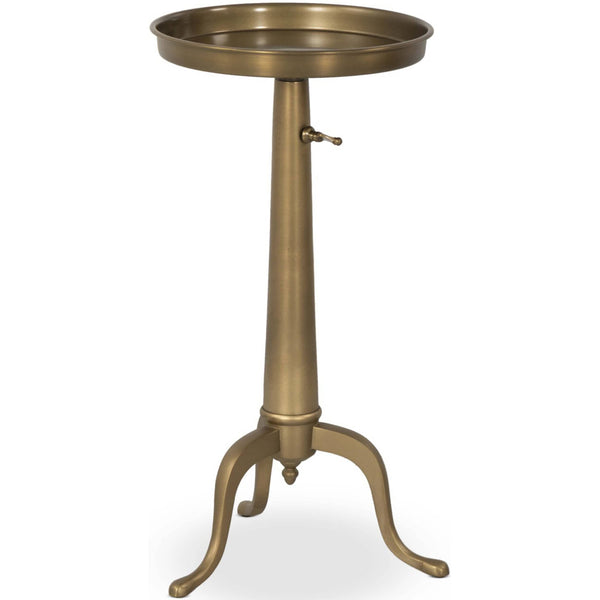 Home Fashion Umi End Table Dark Matte Brass By Four Hands