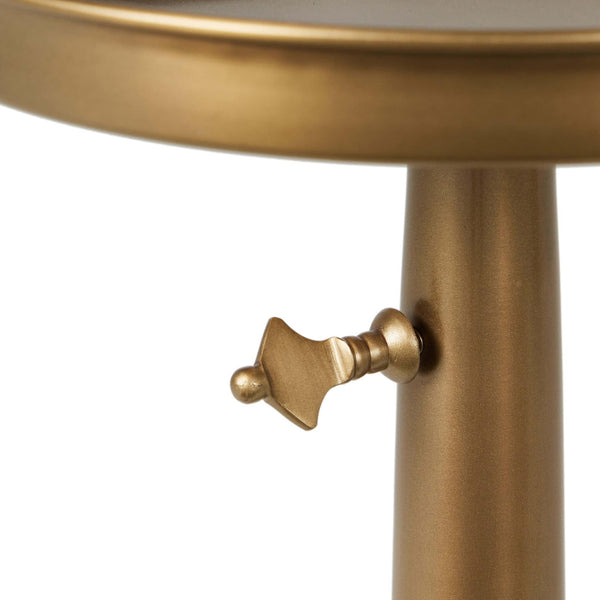 Home Fashion Umi End Table Dark Matte Brass By Four Hands