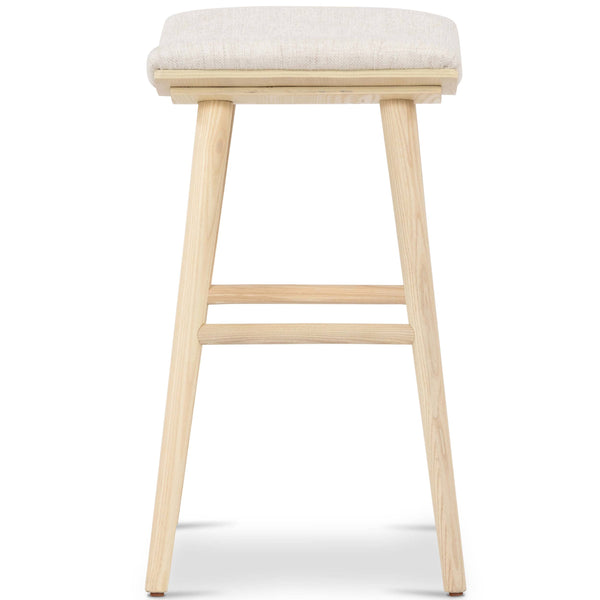Home Fashion Union Saddle Counter Stool Essence Natural/Light Natural