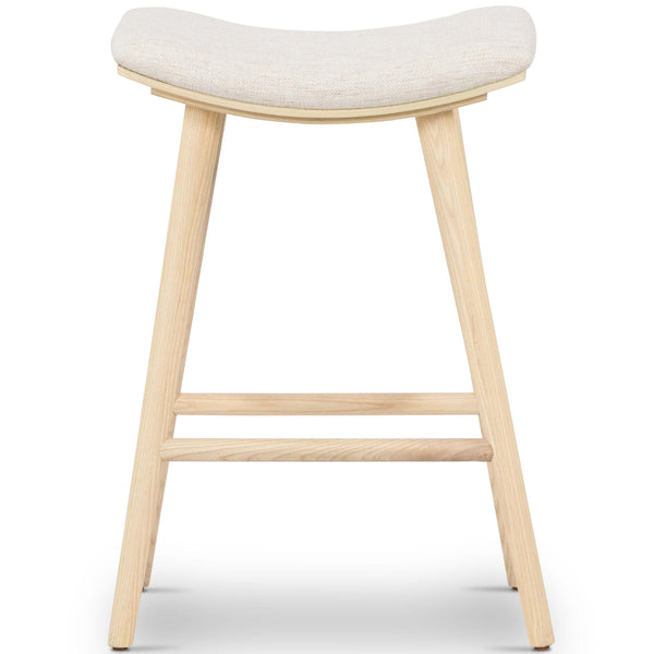 Home Fashion Union Saddle Counter Stool Essence Natural/Light Natural
