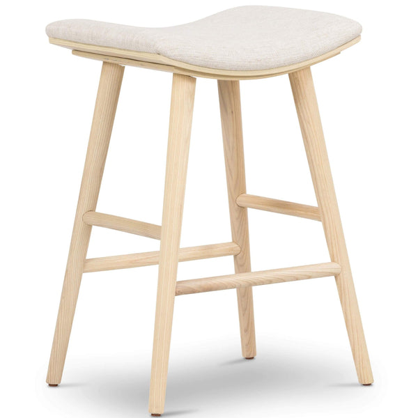 home fashion Union Saddle Counter Stool Essence Natural/Light Natural