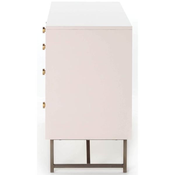 Home Fashion Van 7 Drawer Dresser Matte Alabaster By Four Hands