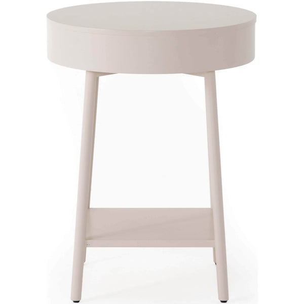 Home Fashion Van Nightstand Matte Alabaster By Four Hands