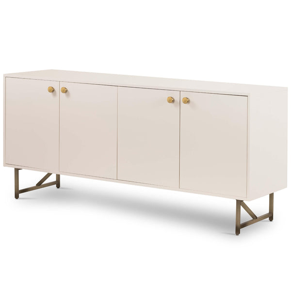 Home Fashion Van Sideboard Table Matte Alabaster By Four Hands