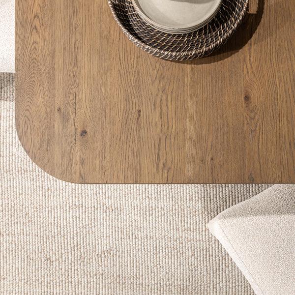 Home Fashion Vander Square Dining Table Tawny Brown