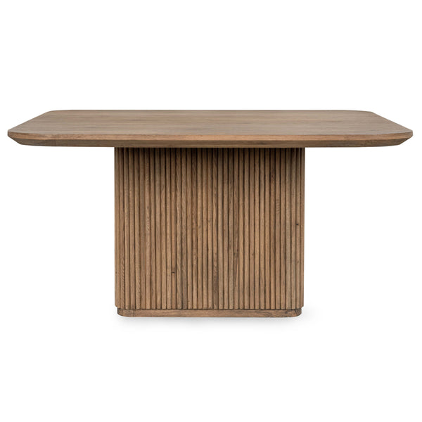 home fashion Vander Square Dining Table Tawny Brown