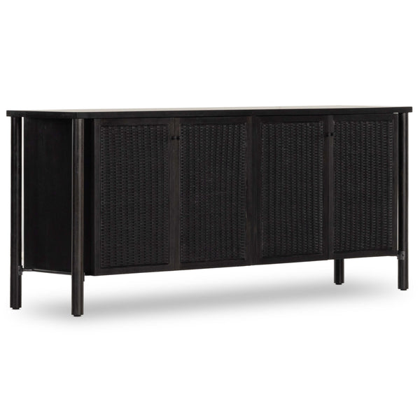 Home Fashion Veta Sideboard Black Cane By Four Hands