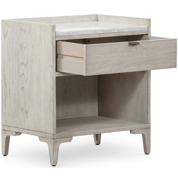 Home Fashion Viggo Nightstand Vintage White By Four Hands