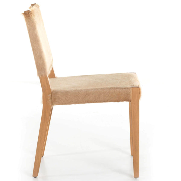 Home Fashion Villa Leather Dining Chair Palomino Hair On Hide Set Of 2 By Four Hands