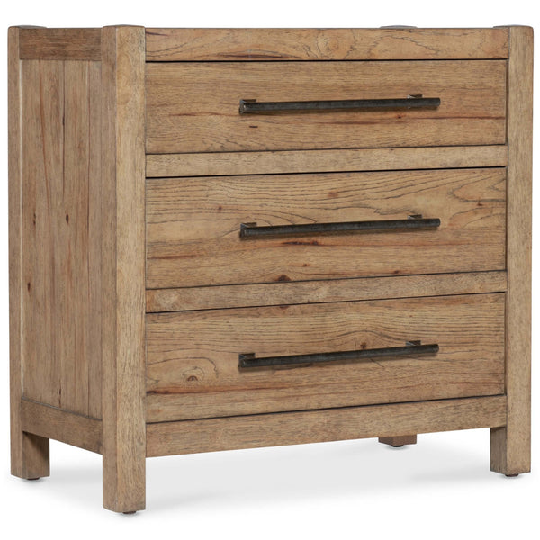 home fashion Vineyard Row 3 Drawer Nightstand Sonoma