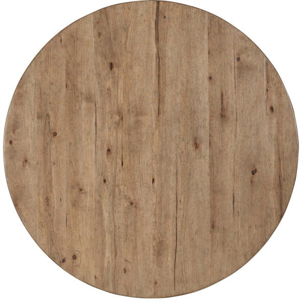 Home Fashion Vineyard Row Round Dining Table Sonoma