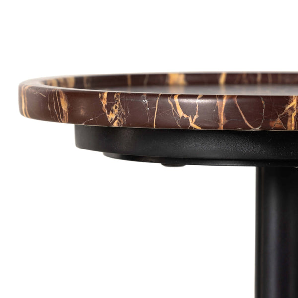 Home Fashion Viola Accent Table Merlot Marble By Four Hands
