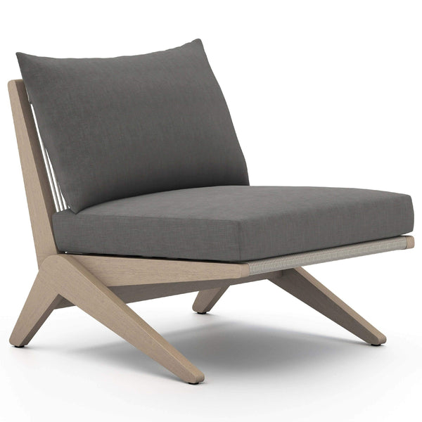 home fashion Virgil Outdoor Chair Charcoal/Washed Brown by Four Hands