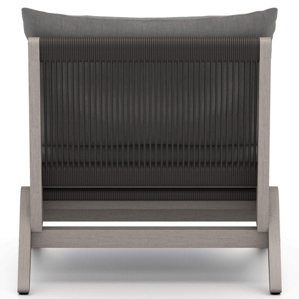 Home Fashion Virgil Outdoor Chair Charcoal/Weathered Grey By Four Hands