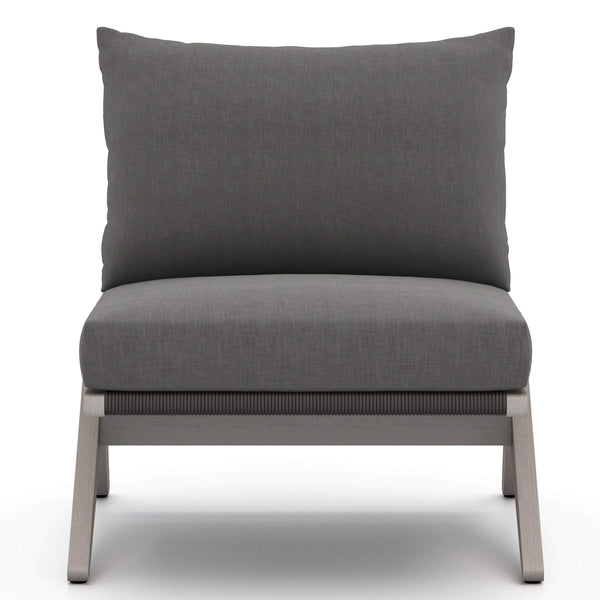 Home Fashion Virgil Outdoor Chair Charcoal/Weathered Grey By Four Hands