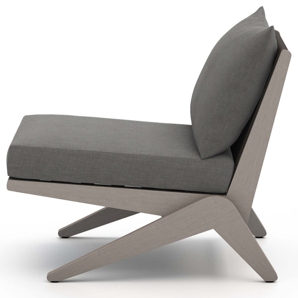 Home Fashion Virgil Outdoor Chair Charcoal/Weathered Grey By Four Hands