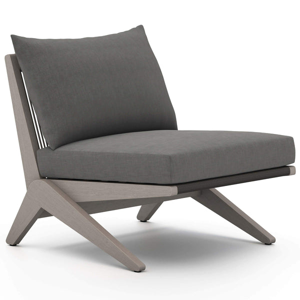 home fashion Virgil Outdoor Chair Charcoal/Weathered Grey by Four Hands