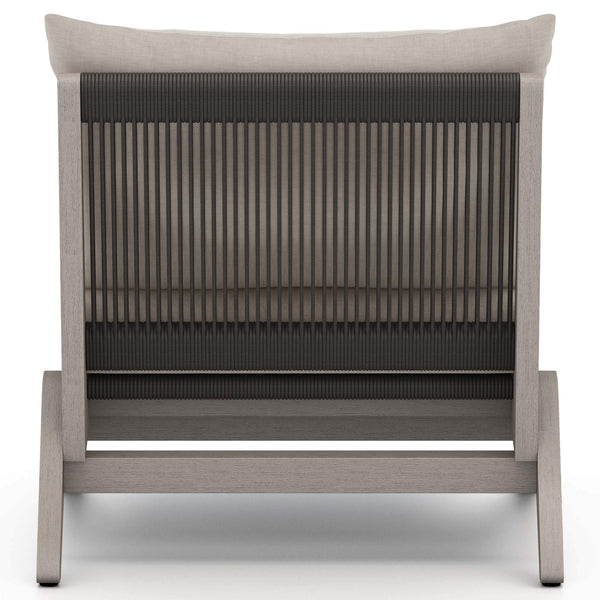 Home Fashion Virgil Outdoor Chair Stone Grey/Weathered Grey By Four Hands