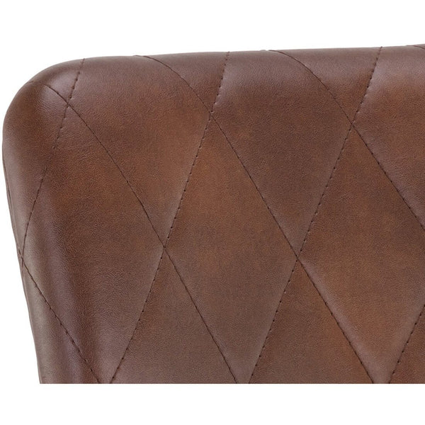 Home Fashion Virtu Swivel Dining Chair Bravo Cognac Set Of 2