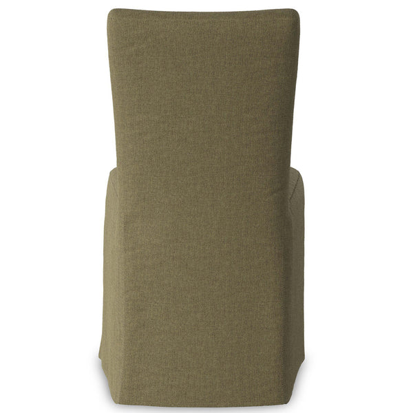 Home Fashion Vista Slipcovered Dining Chair Broadway Olive Set Of 2 By Four Hands