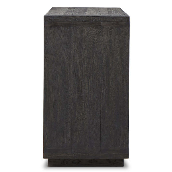 Home Fashion Warby 6 Drawer Dresser Worn Black By Four Hands