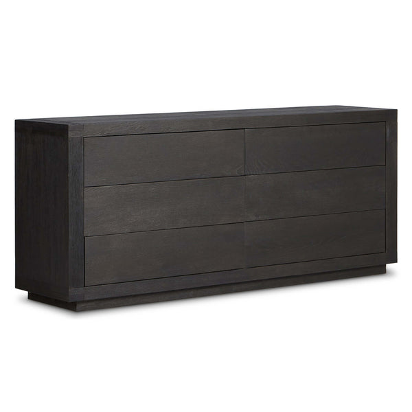 home fashion Warby 6 Drawer Dresser Worn Black by Four Hands