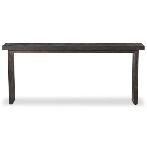 Home Fashion Warby Console Table Worn Black Oak By Four Hands