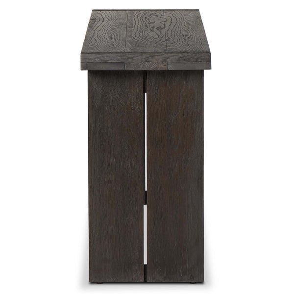 Home Fashion Warby Console Table Worn Black Oak By Four Hands