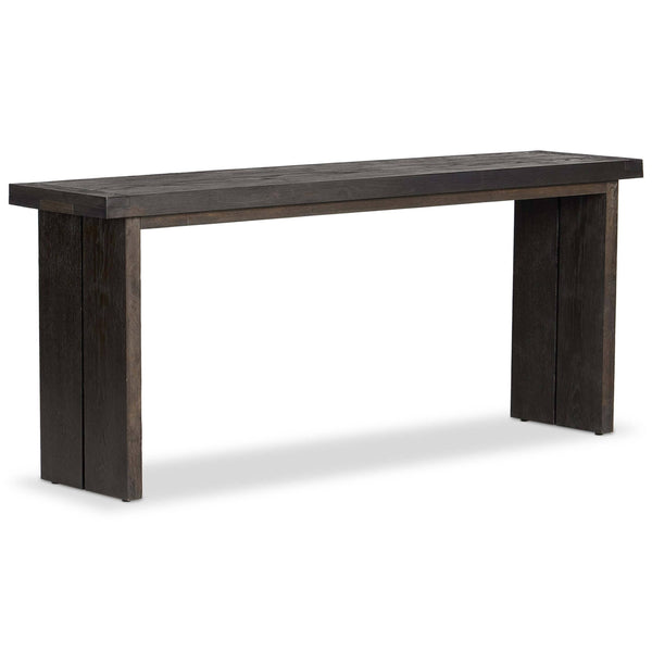 home fashion Warby Console Table Worn Black Oak by Four Hands