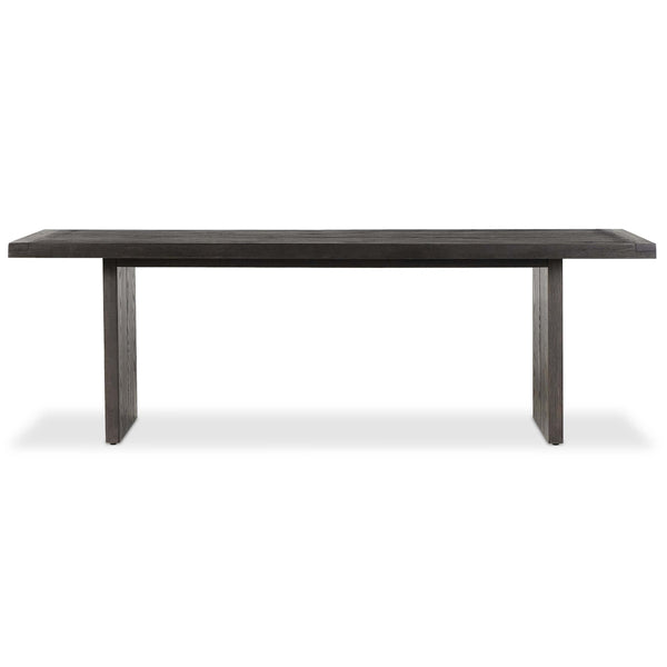 Home Fashion Warby Dining Table Worn Black Oak By Four Hands