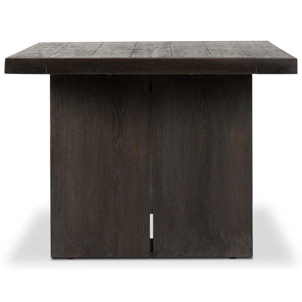 Home Fashion Warby Dining Table Worn Black Oak By Four Hands