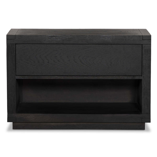Home Fashion Warby Nightstand Worn Black By Four Hands