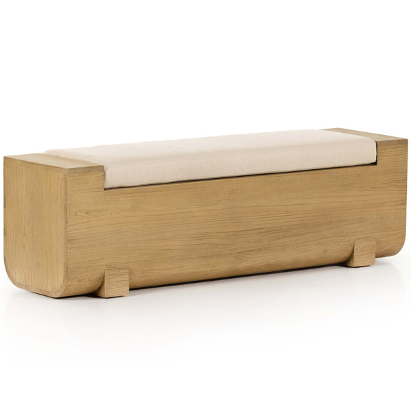 home fashion Ward Accent Bench Natural Nettlewood by Four Hands