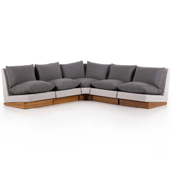 home fashion Warner 5 Piece Outdoor Sectional by Four Hands