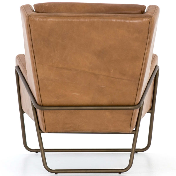 Home Fashion Wembley Leather Chair Patina Copper By Four Hands