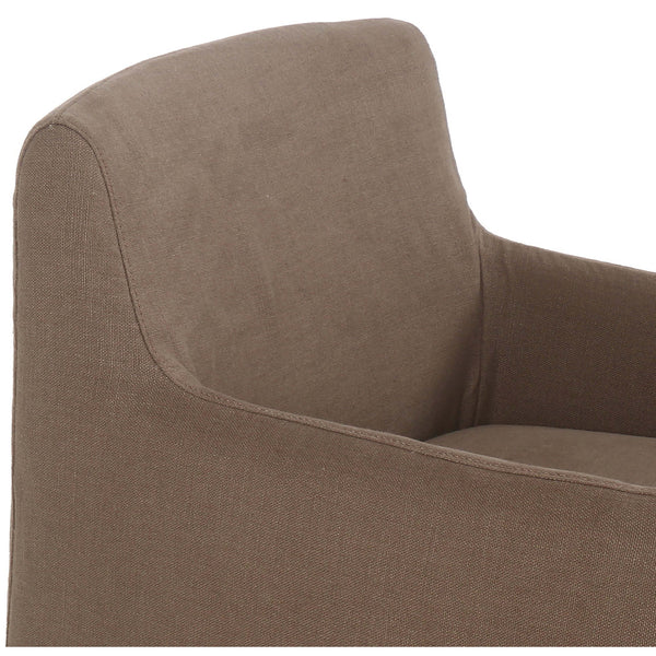 Home Fashion Westcott Slipcover Dining Chair Brussels Mushroom Set Of 2 By Four Hands