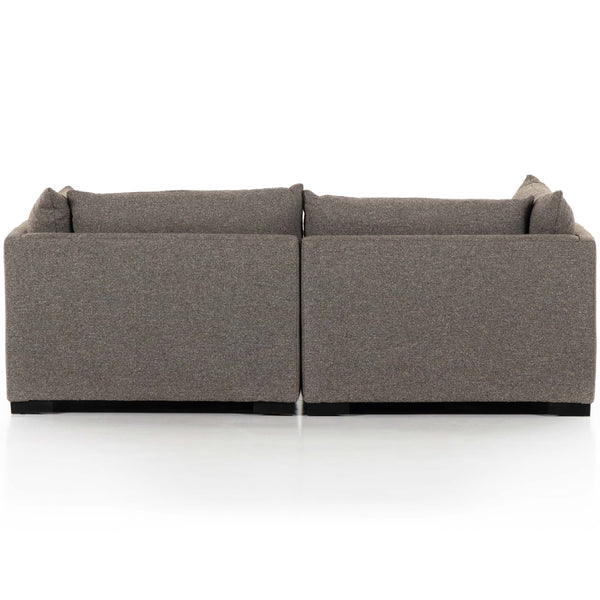 Home Fashion Westwood 87" Double Chaise Torrance Rock By Four Hands