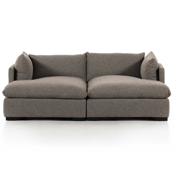 home fashion Westwood 87" Double Chaise Torrance Rock by Four Hands