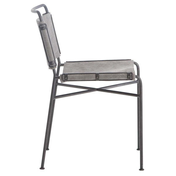 Home Fashion Wharton Dining Chair Stonewash Grey Set Of 2 By Four Hands