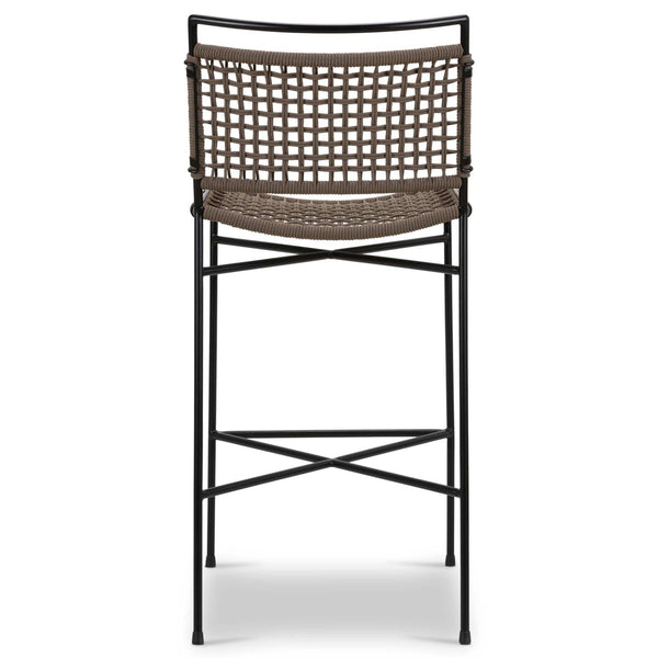 Home Fashion Wharton Outdoor Bar & Counter Stool Earth Rope By Four Hands