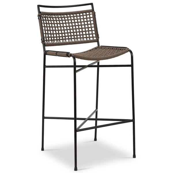 home fashion Wharton Outdoor Bar & Counter Stool Earth Rope by Four Hands