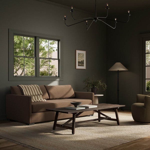 Home Fashion Wickham 86.5" Sofa Nomad Mushroom By Four Hands