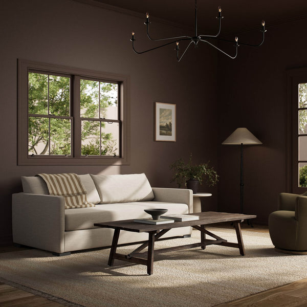 Home Fashion Wickham 86.5" Sofa Savoy Parchment By Four Hands