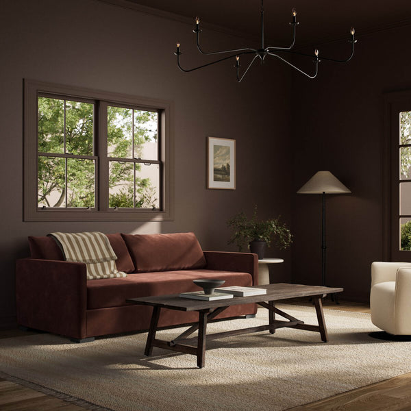 Home Fashion Wickham 86.5" Sofa Surrey Auburn By Four Hands