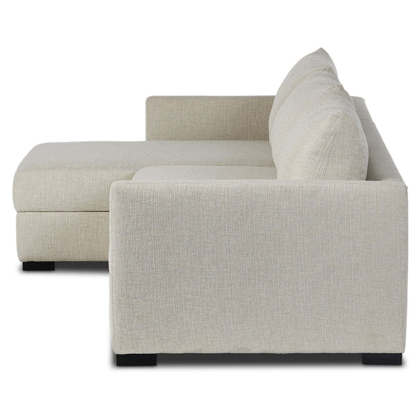 Home Fashion Wickham Left Chaise Sleeper Sectional W/Storage Alameda Snow By Four Hands