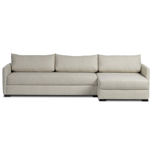 Home Fashion Wickham Right Chaise Sleeper Sectional W/Storage Alameda Snow By Four Hands